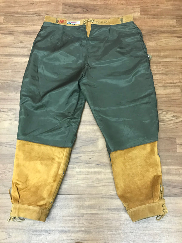Trachtenlederhose - Kniebund - Damen – Größe 50, sämisch weiches Echtleder von Alphorn, Ansicht 5
