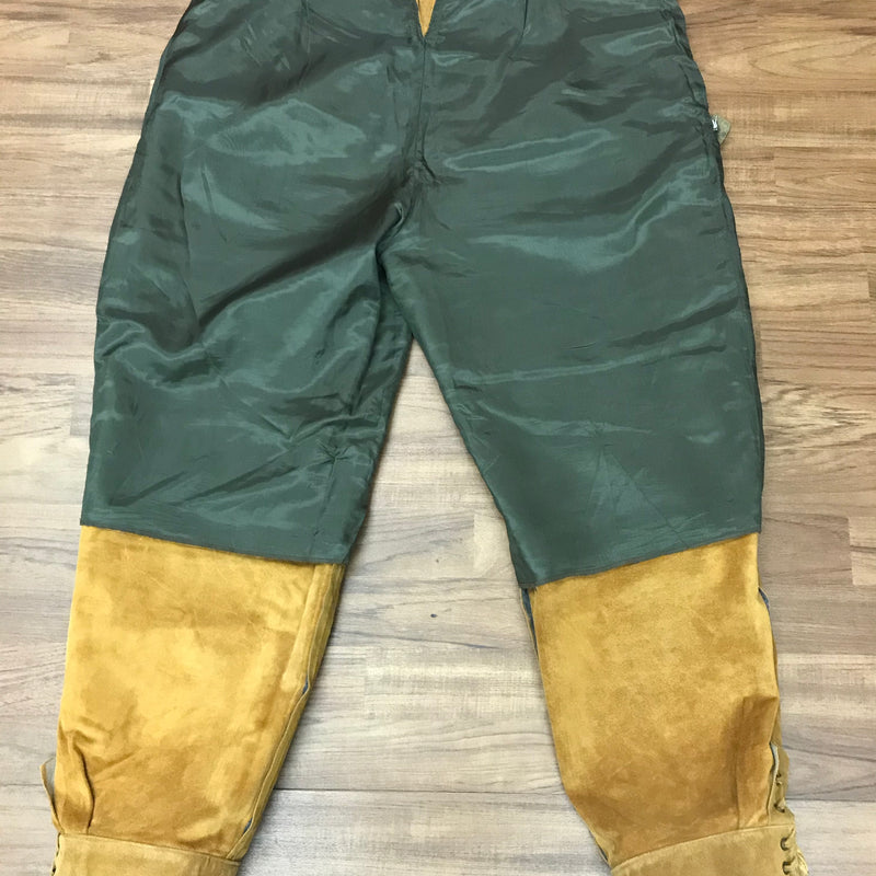 Trachtenlederhose - Kniebund - Damen – Größe 50, sämisch weiches Echtleder von Alphorn, Ansicht 5