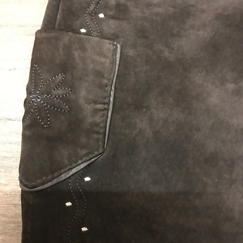Trachtenlederhose mit Schlag – Damen, Größe 44, von Landhaus