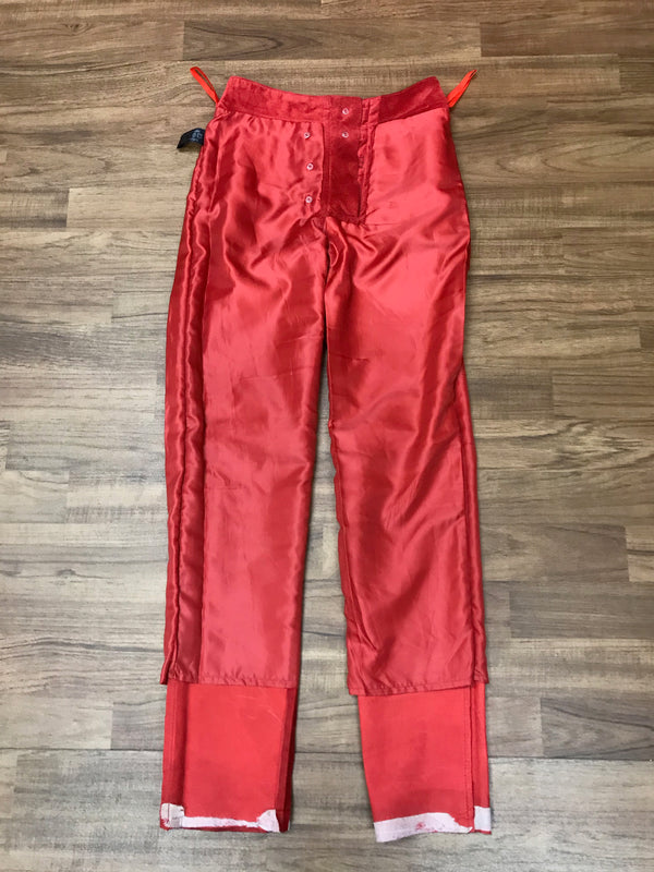 Rote Echtlederhose für Damen – Größe 34 von Natural Life