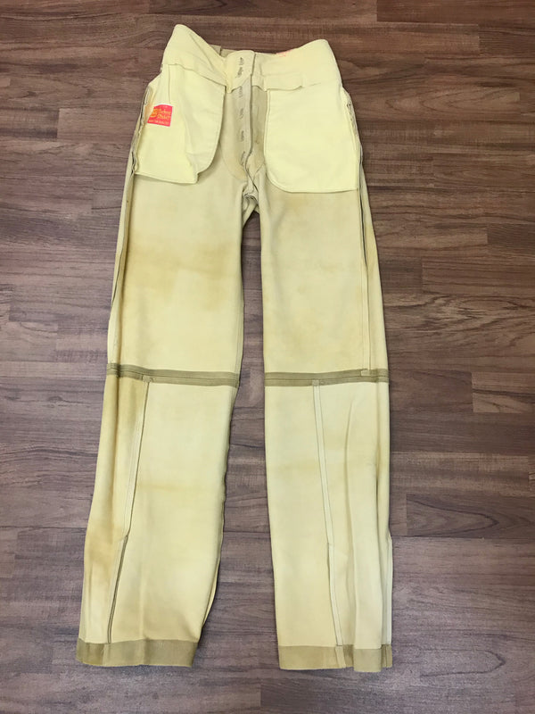 Gelbe Damen-Trachtenlederhose – Größe 36, sämisch weich von Beckert Modell