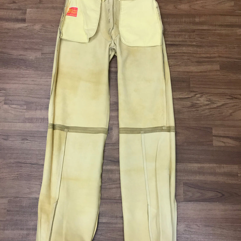 Gelbe Damen-Trachtenlederhose – Größe 36, sämisch weich von Beckert Modell