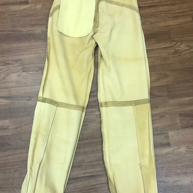 Gelbe Damen-Trachtenlederhose – Größe 36, sämisch weich von Beckert Modell