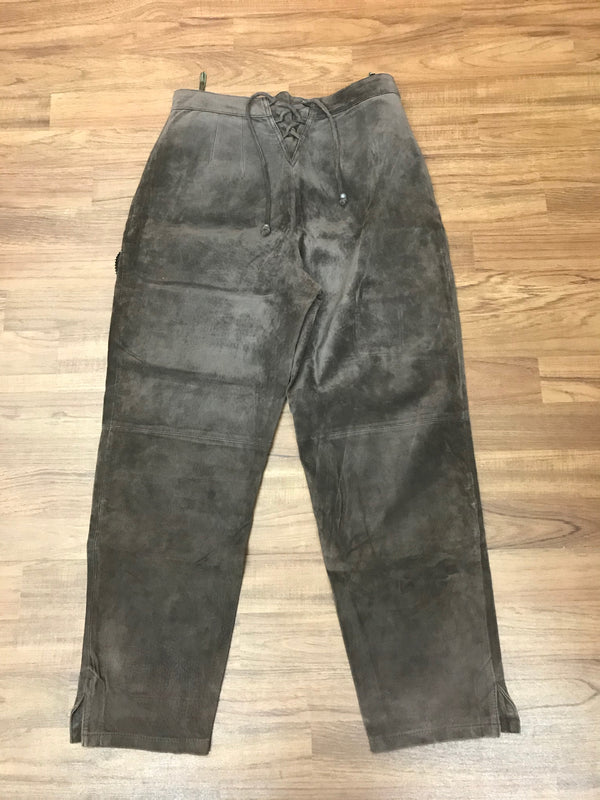 Damen-Trachtenlederhose aus Veloursleder – Größe 40 von Landhaus