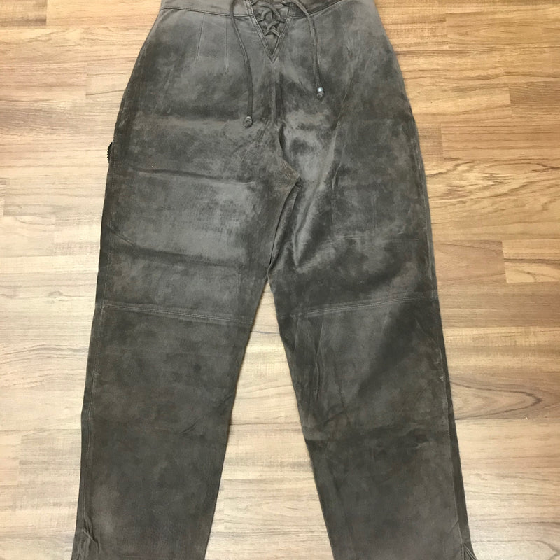 Damen-Trachtenlederhose aus Veloursleder – Größe 40 von Landhaus