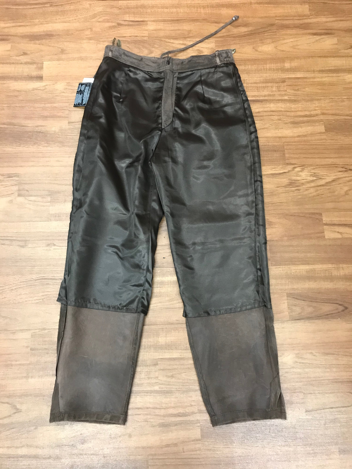 Pantalon de cuir traditionnel taille 40, marron