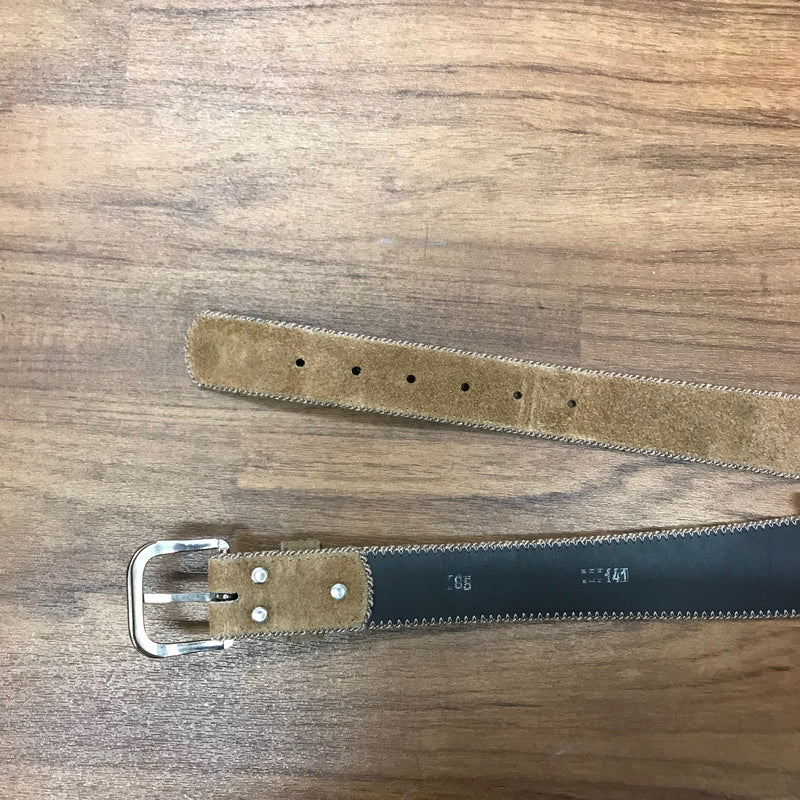 Damen-Trachtengürtel hellbraun – Landhausstil | Taillenumfang 78–90 cm