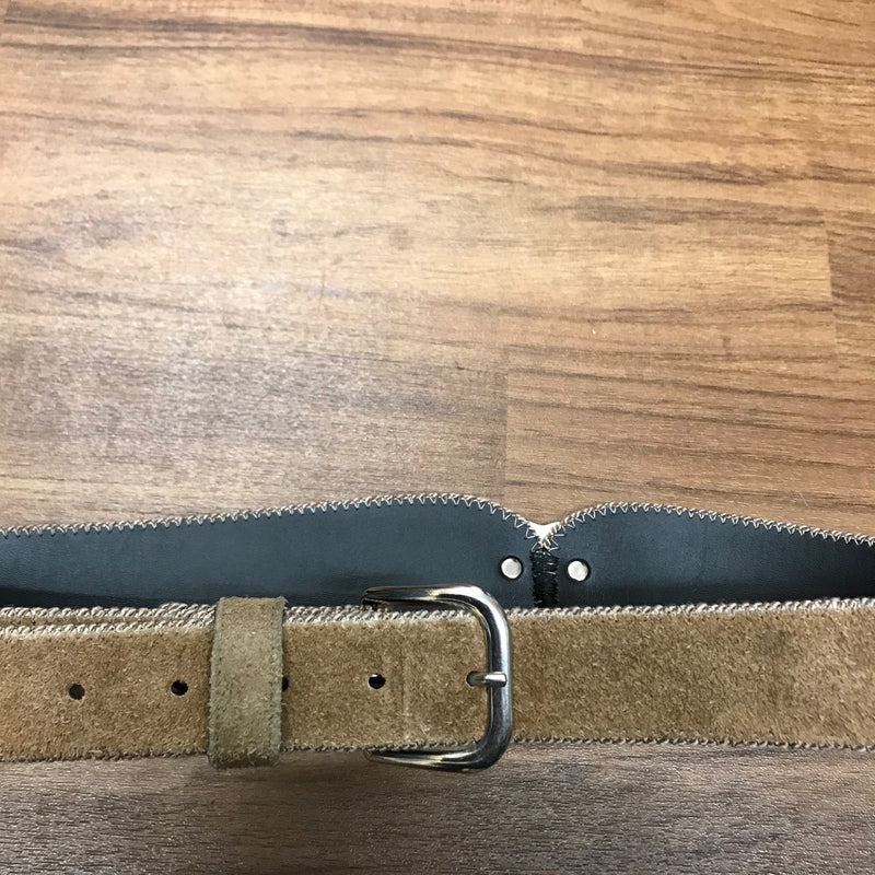 Damen-Trachtengürtel hellbraun – Landhausstil | Taillenumfang 78–90 cm
