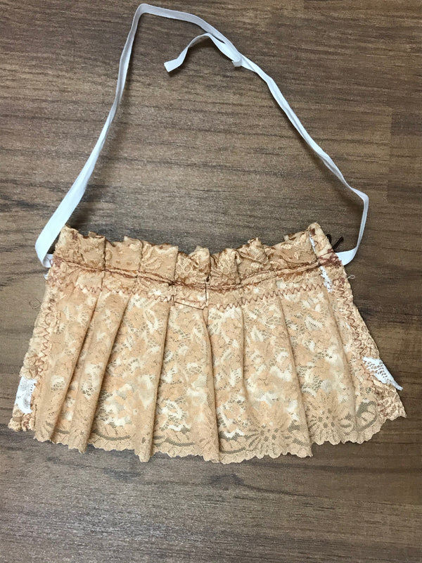 Steampunk Jabot beige, Unikat