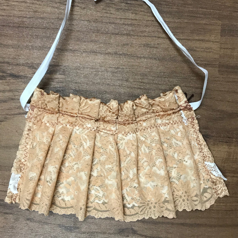Steampunk Jabot beige, Unikat