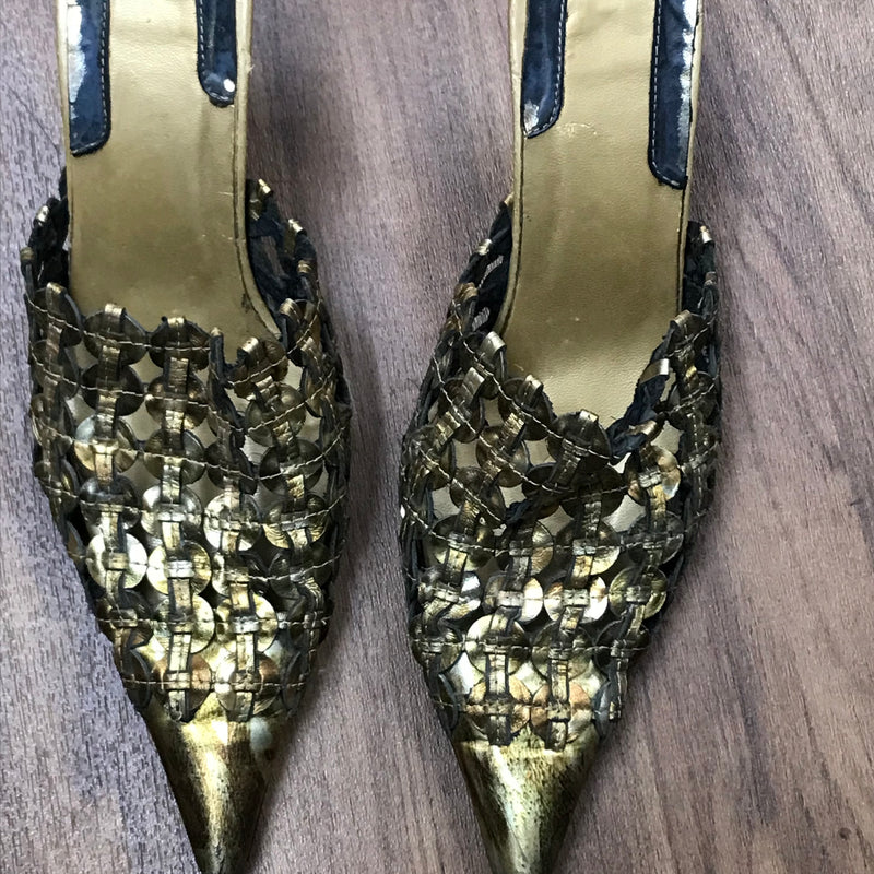 50er Jahre Pumps Stilettos Damen Gr.36 Vintage Schuhe