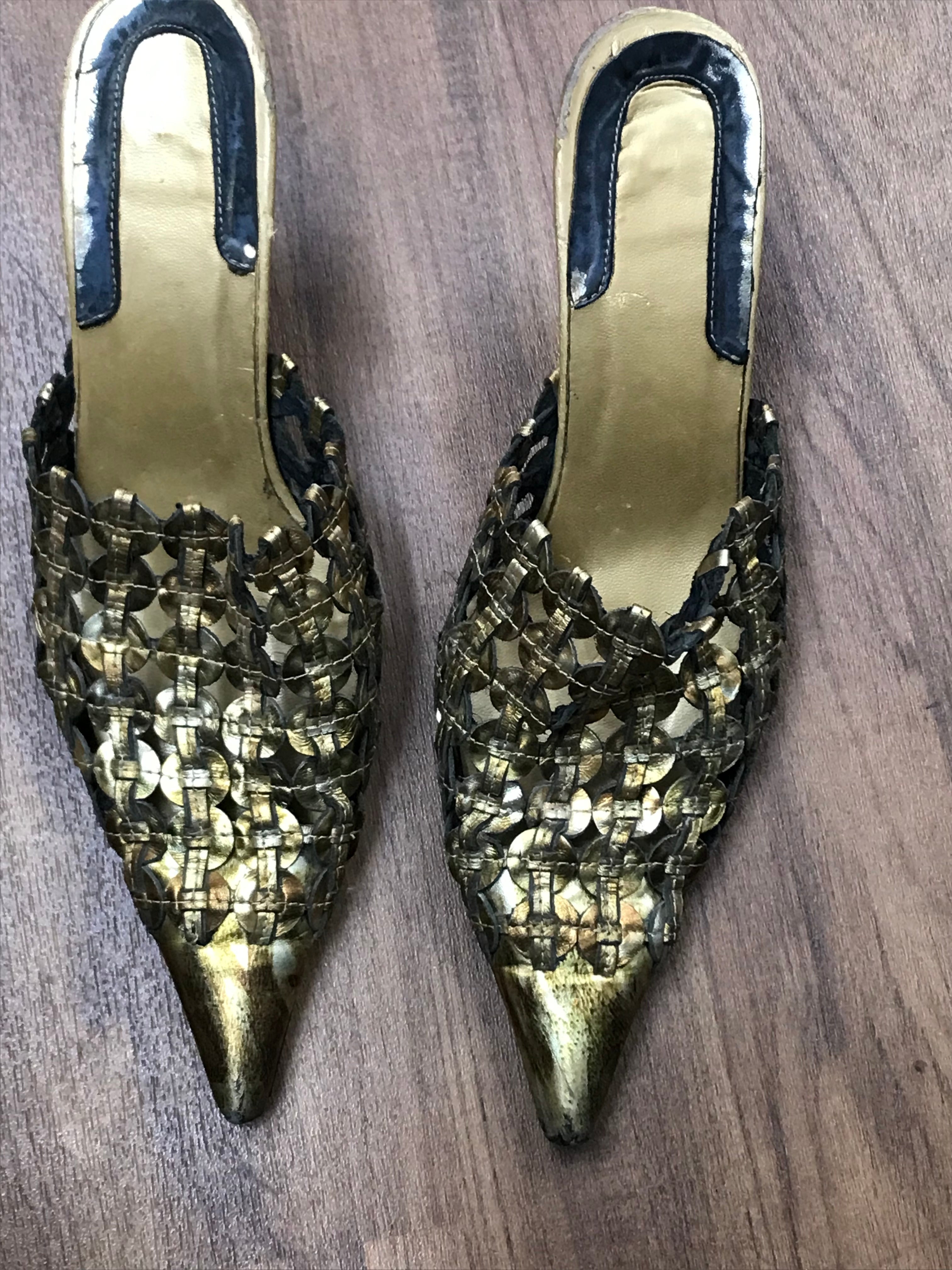 50er Jahre Pumps Stilettos Damen Gr.36 Vintage Schuhe