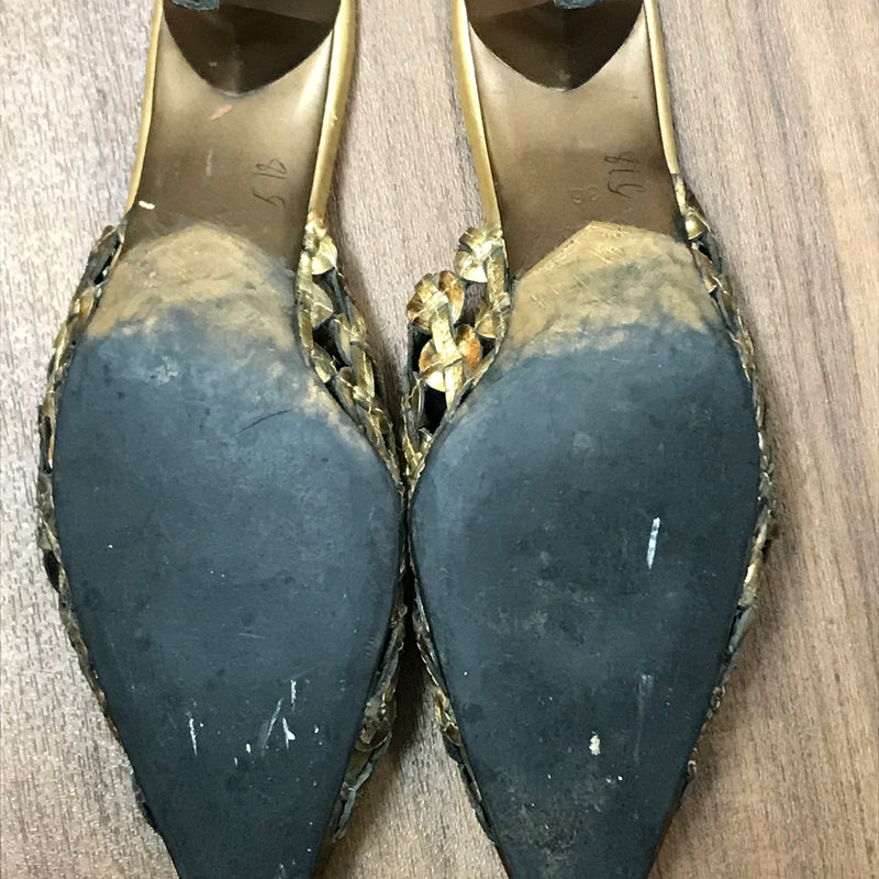 50er Jahre Pumps Stilettos Damen Gr.36 Vintage Schuhe