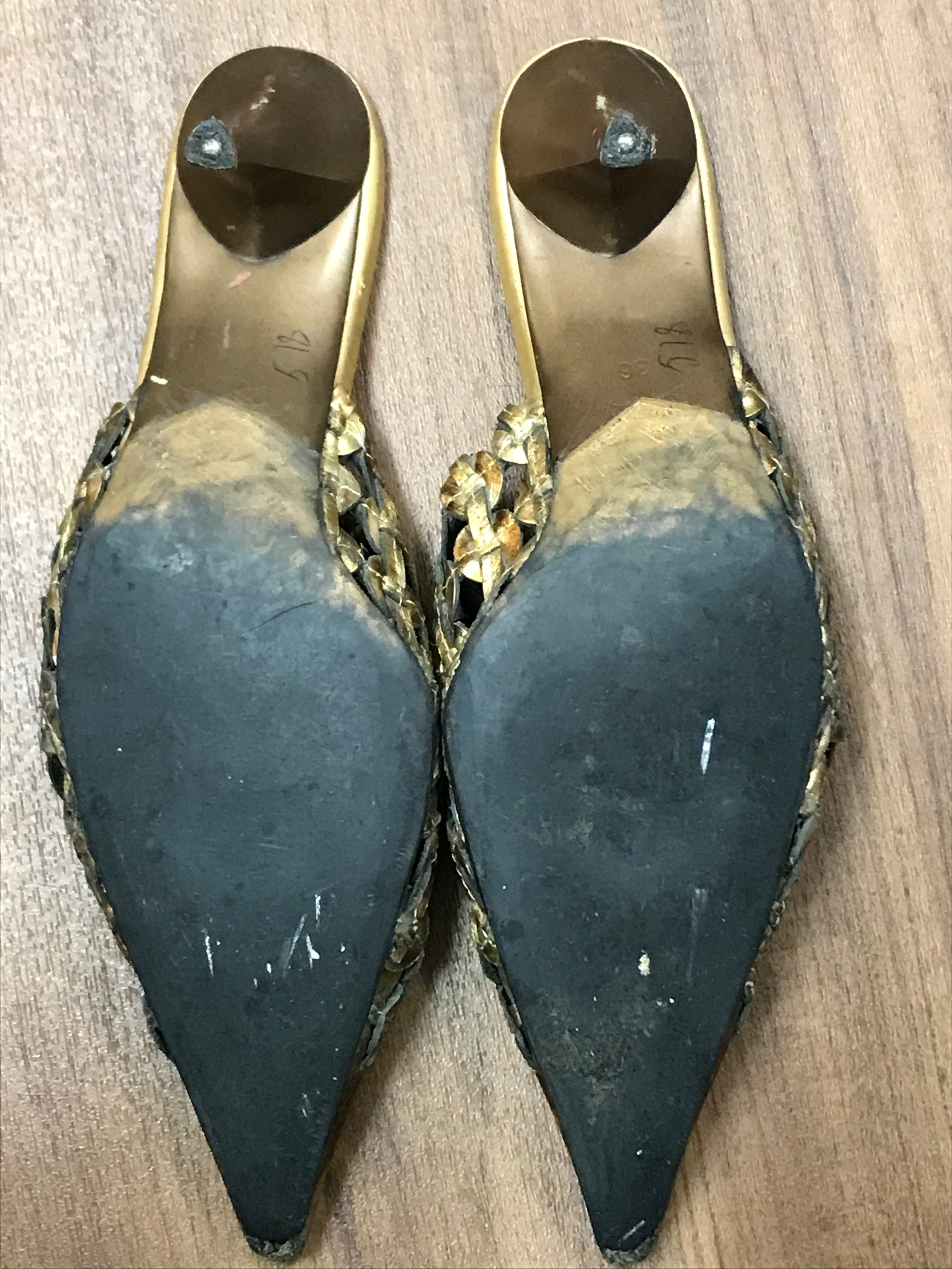 50er Jahre Pumps Stilettos Damen Gr.36 Vintage Schuhe