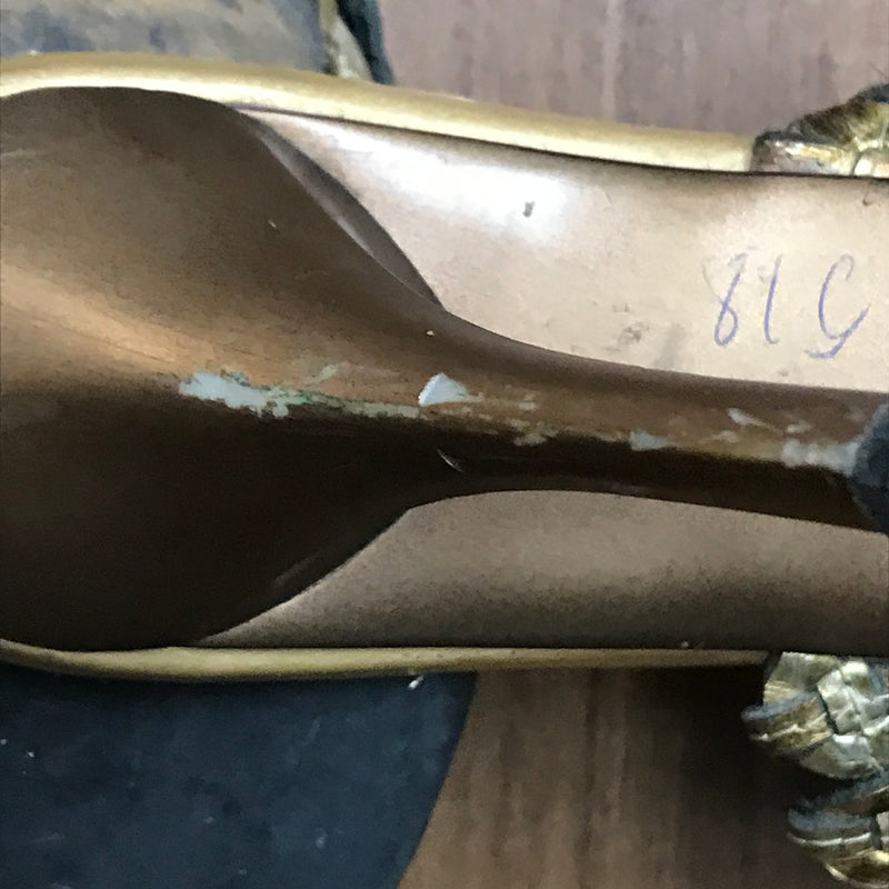 50er Jahre Pumps Stilettos Damen Gr.36 Vintage Schuhe
