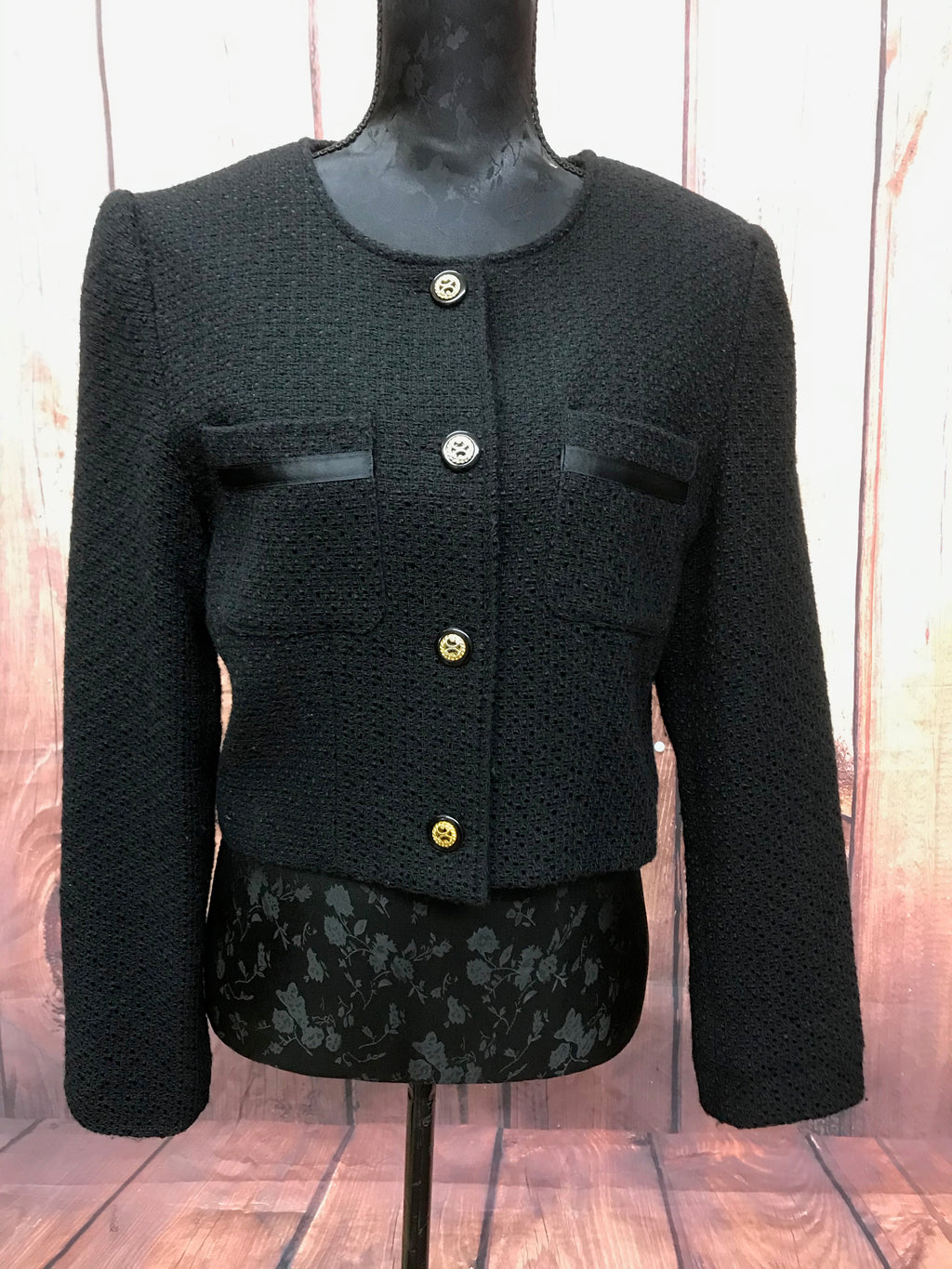 Vintage Jacke in schwarz 