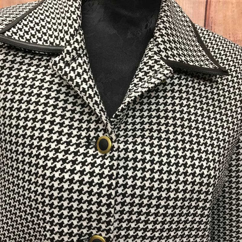 Vintage Jacke in schwarz/weiß Pepita Gr.36