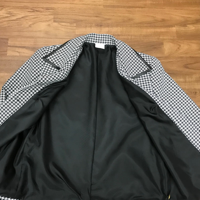 Vintage Jacke in schwarz/weiß Pepita Gr.36