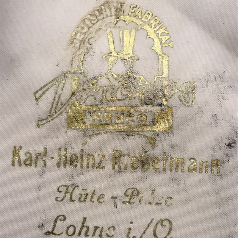 Chapeau Claque Zylinder mit Hutschachtel Gr.56