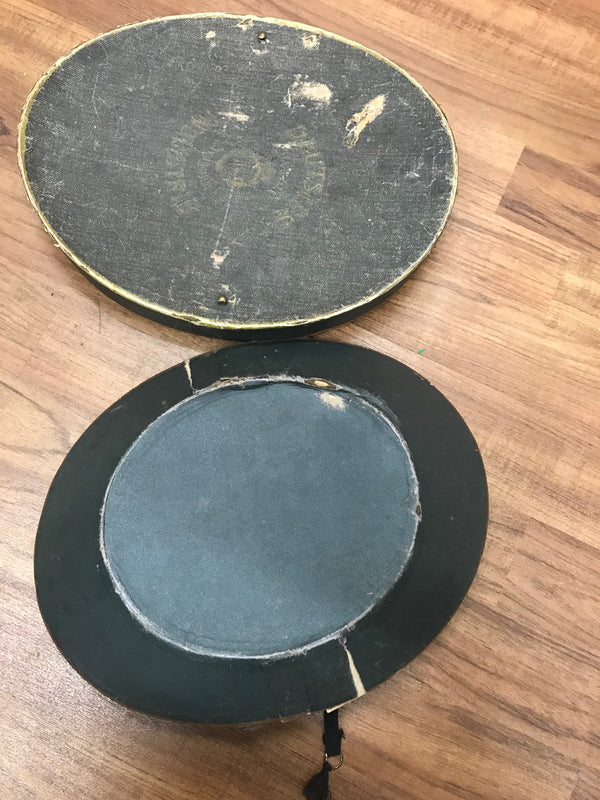 Chapeau Claque Zylinder mit Hutschachtel Gr.56
