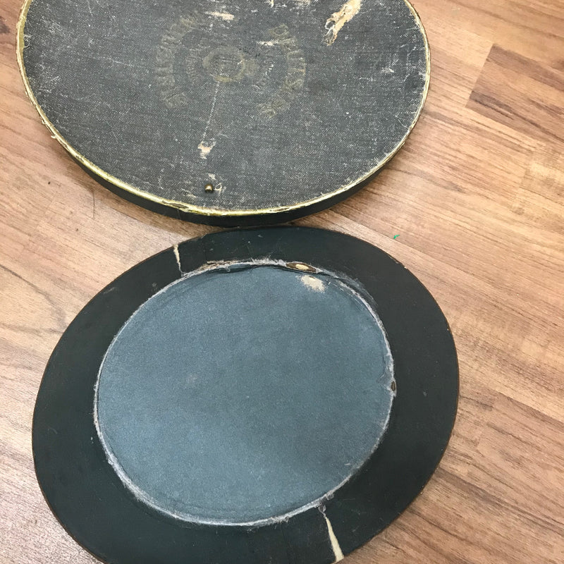 Chapeau Claque Zylinder mit Hutschachtel Gr.56