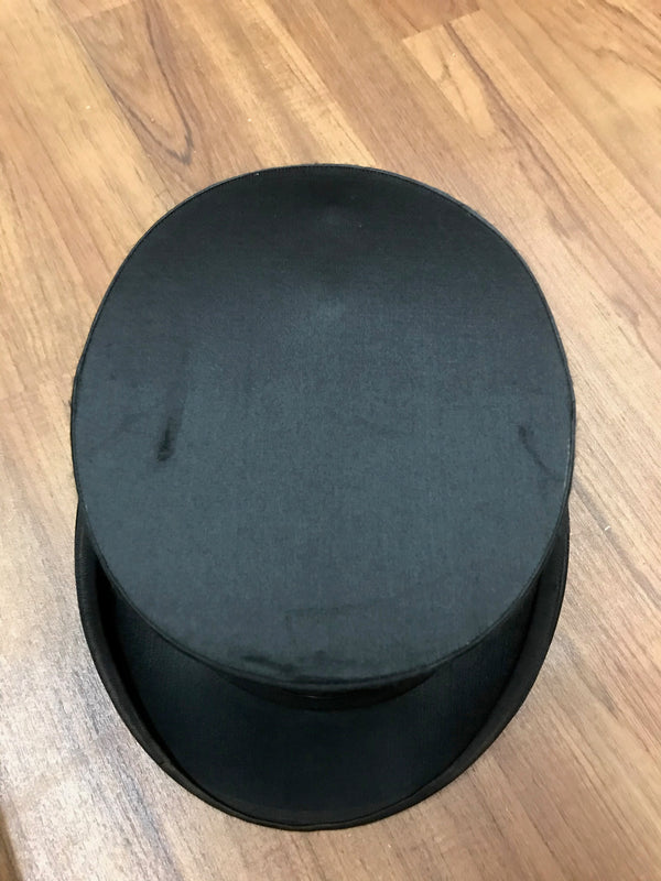 Vintage Chapeau Claque Hut mit Hutschachtel Gr.56