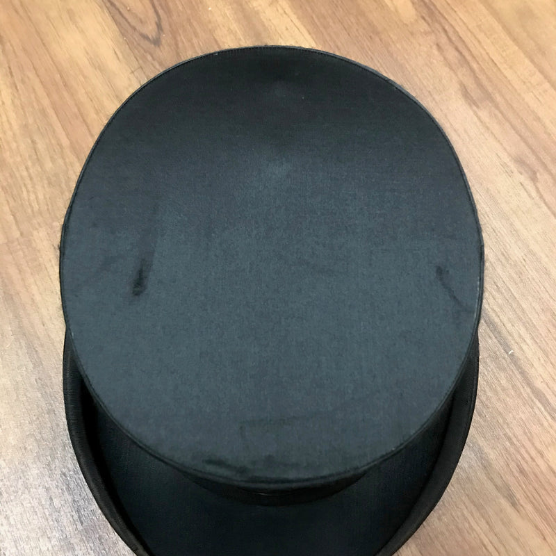 Vintage Chapeau Claque Hut mit Hutschachtel Gr.56