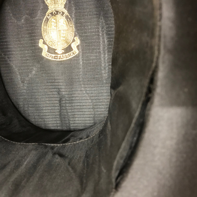 Vintage Chapeau Claque Hut mit Hutschachtel Gr.56