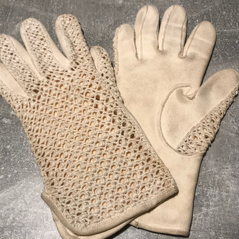 Vintage Wildlederhandschuhe Gr.M