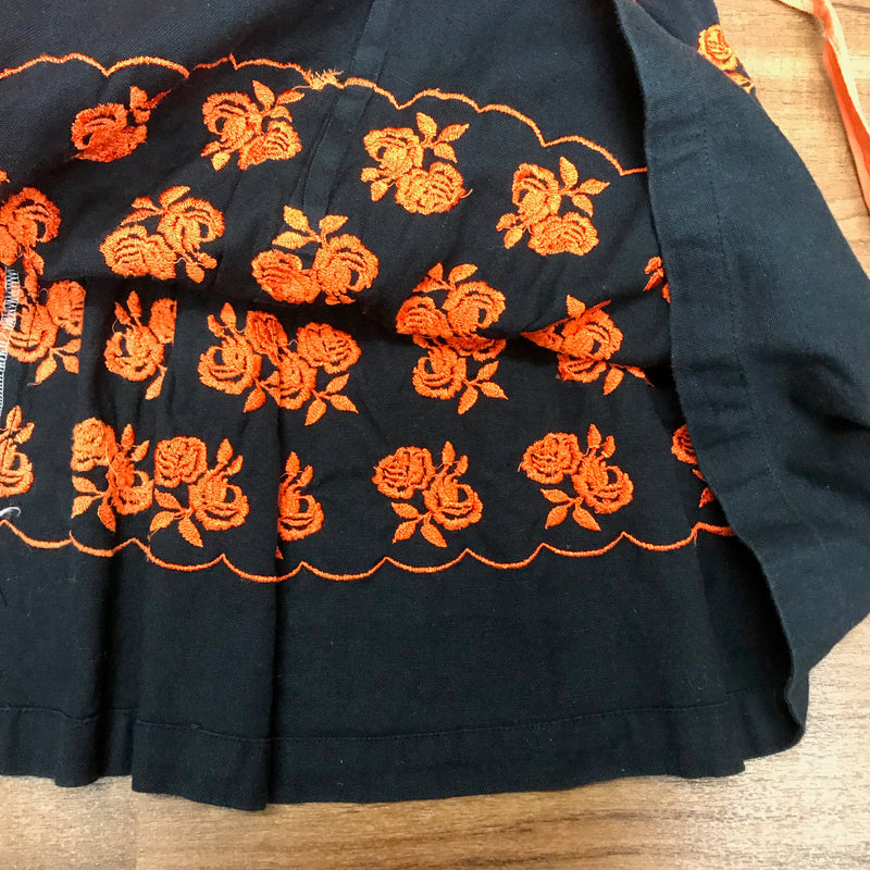 Vintage Dirndl Bestickt Balkonett Gr.32