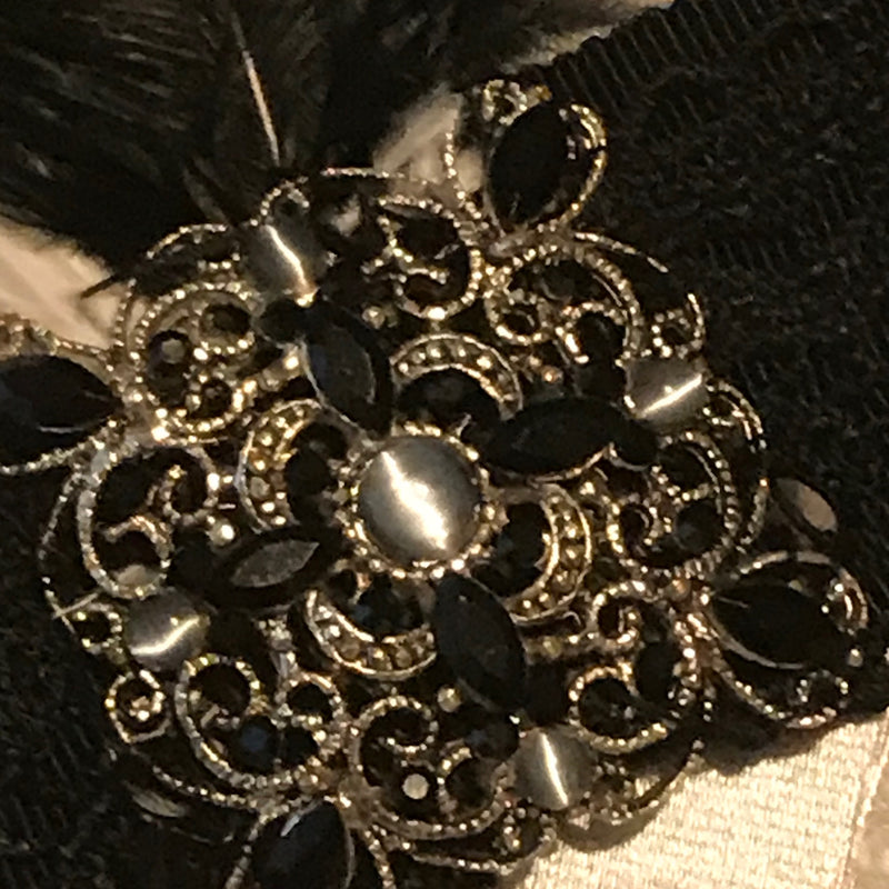 Charleston Kopfschmuck Set mit Handschuhen und Perlenkette