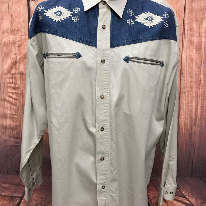 Second Hand Vintage Westernhemd Gr.43/44