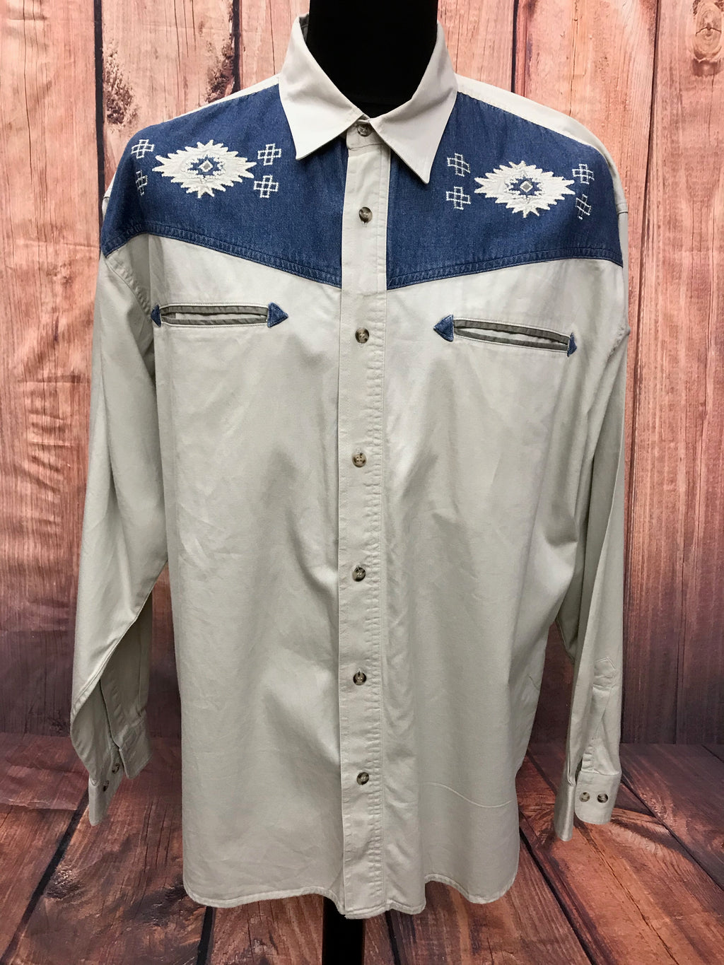 Second Hand Vintage Westernhemd Gr.43/44