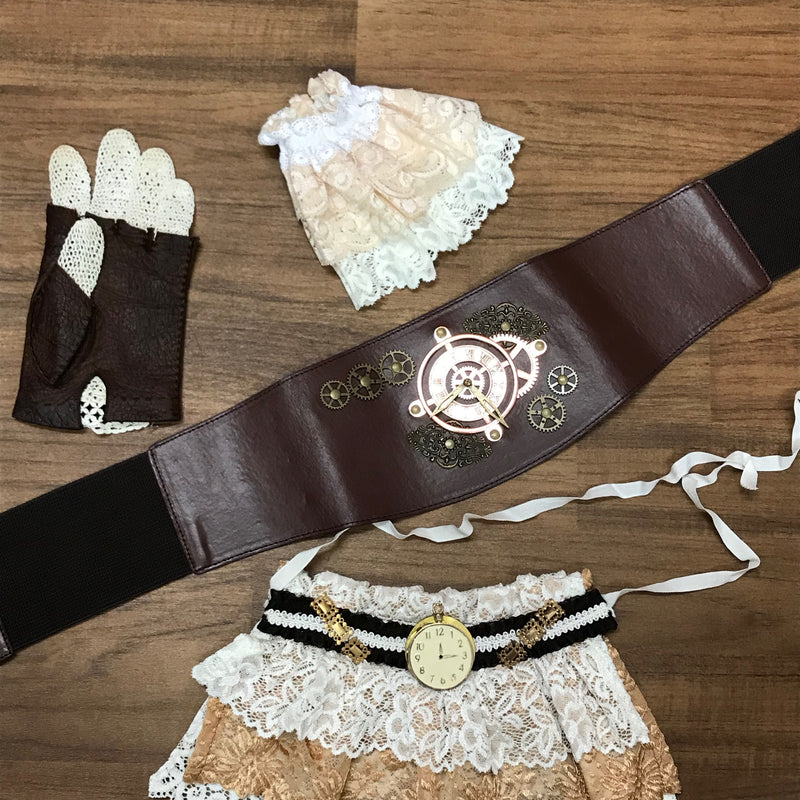 Steampunk Damenkostüm Gr. 40 – Unikat ohne Zylinder