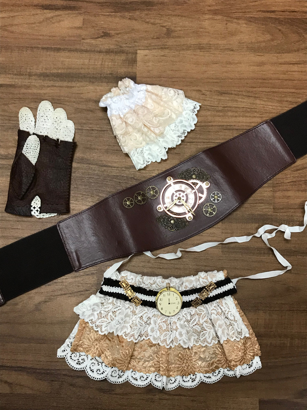 Déguisement steampunk de haute qualité pour femme, taille 40, unique 