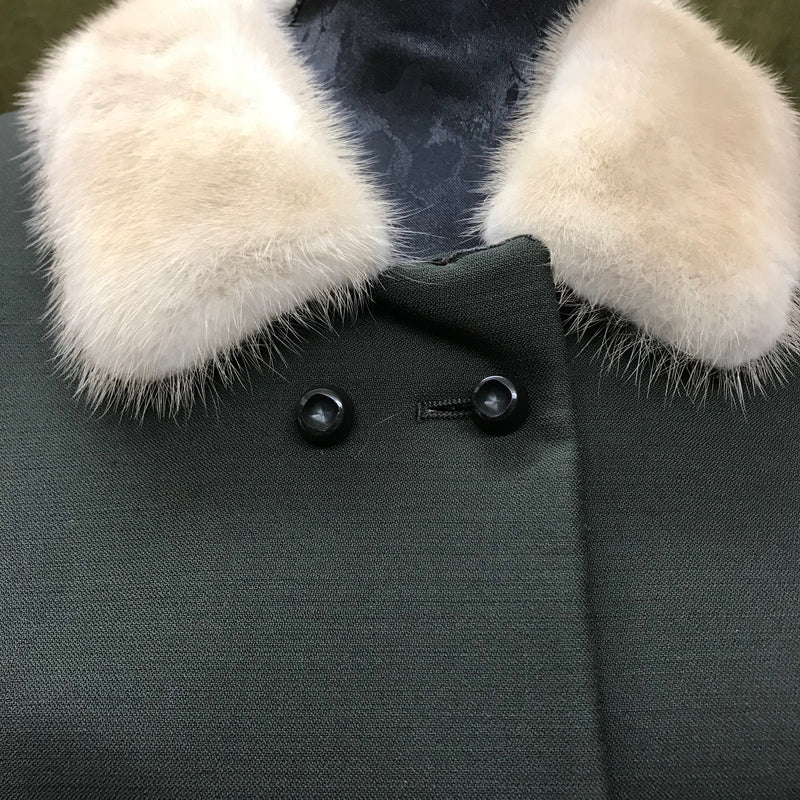 Damenjacke mit Fellkragen 60er True Vintage