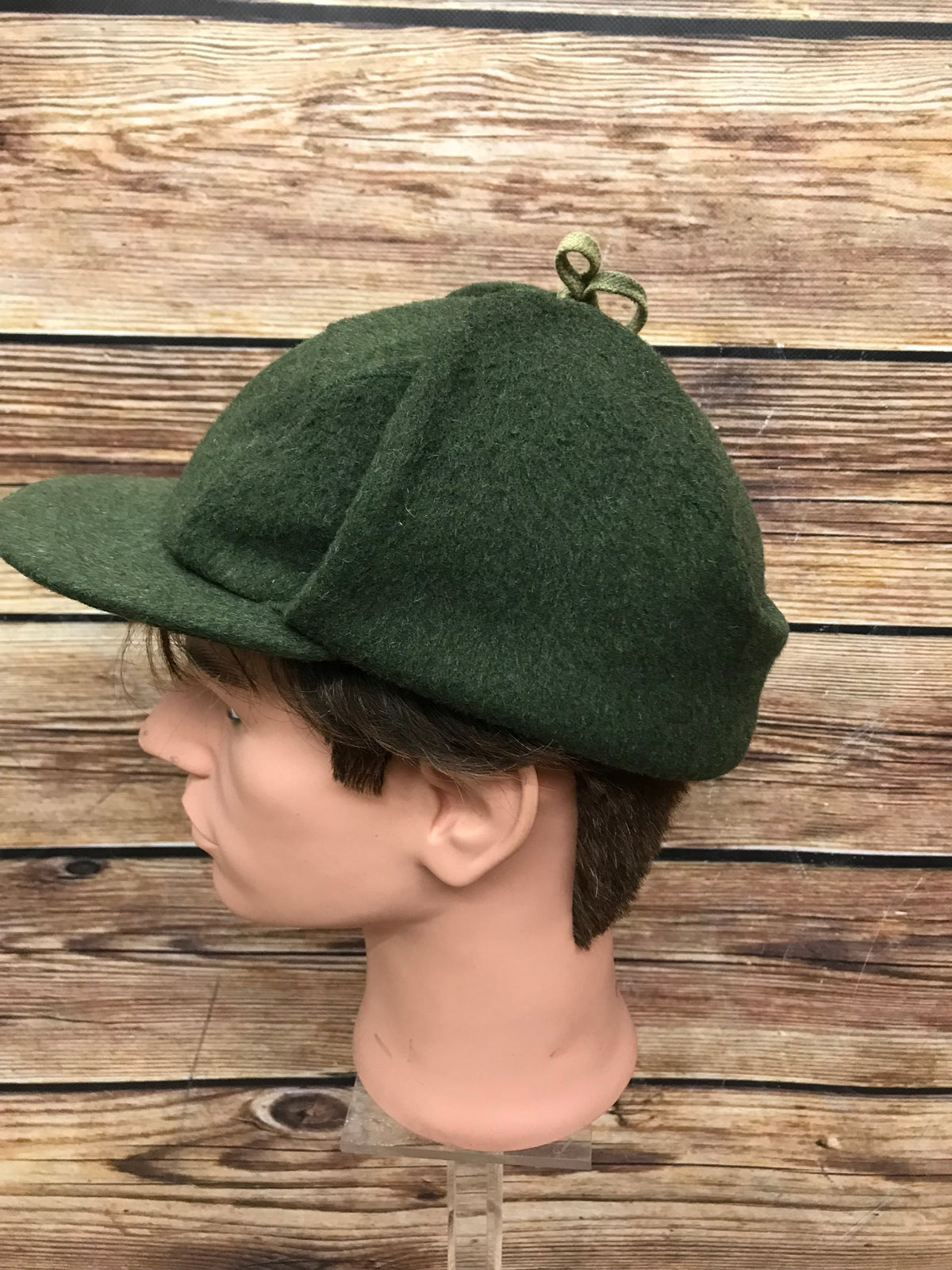 Deerstalker-Mütze, Vintage Gr.57