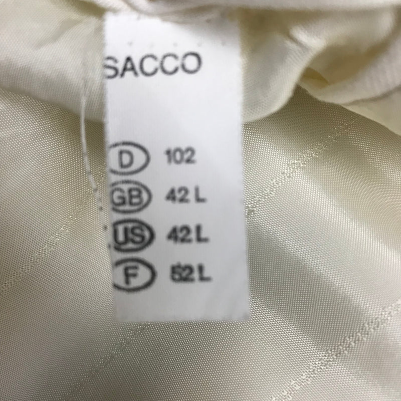Elfenbeinfarbenes Doppelreiher Dinner Jacket von Wilvorst – Größe 106, Vintage