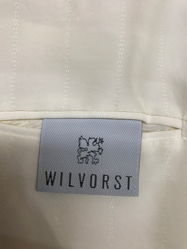 Elfenbeinfarbenes Doppelreiher Dinner Jacket von Wilvorst – Größe 106, Vintage