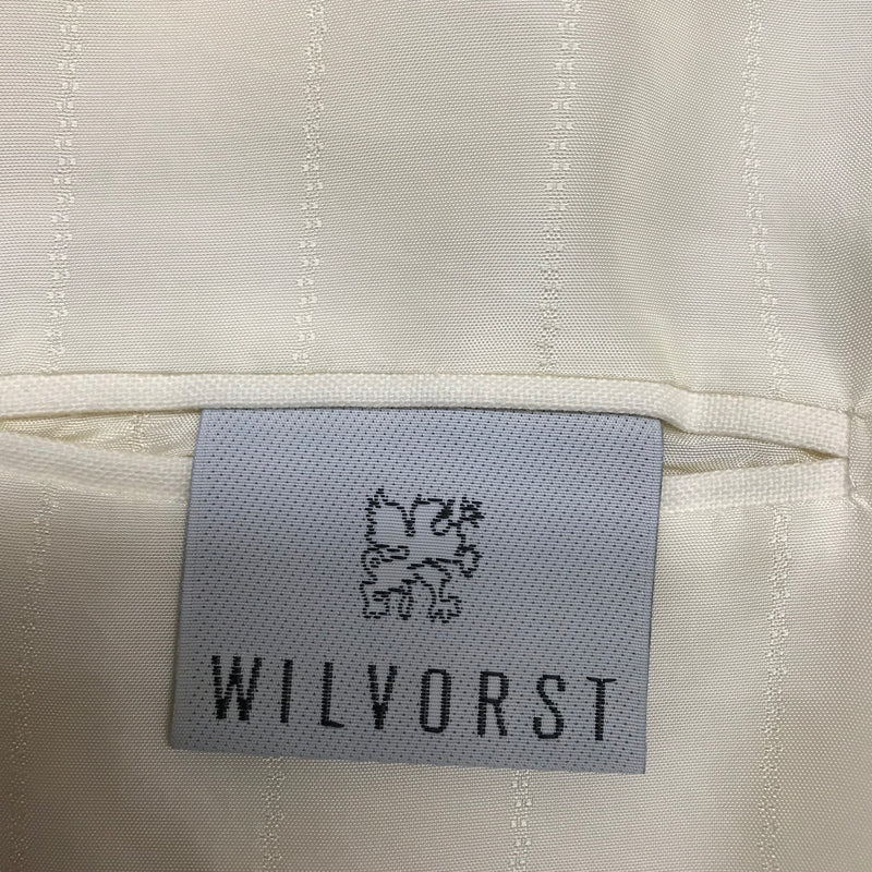 Elfenbeinfarbenes Doppelreiher Dinner Jacket von Wilvorst – Größe 106, Vintage