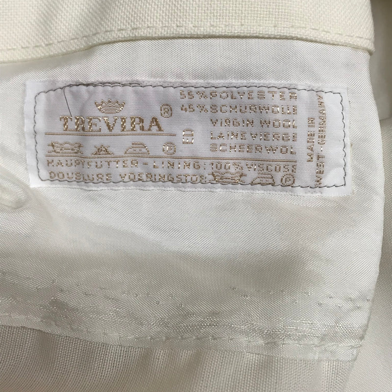 Ivoryfarbenes Einreiher Dinner Jacket – Größe 26, Vintage