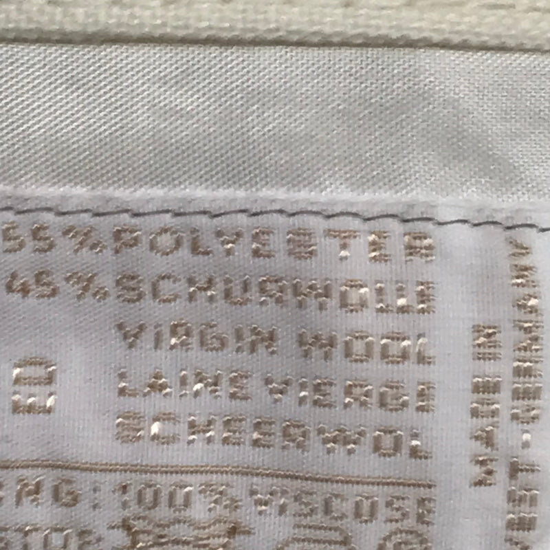 Ivoryfarbenes Einreiher Dinner Jacket – Größe 26, Vintage