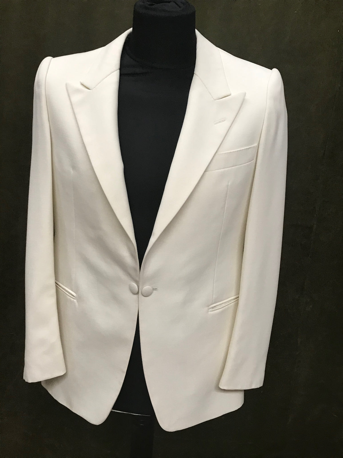 Dinner Jacket Spitzkragen creme