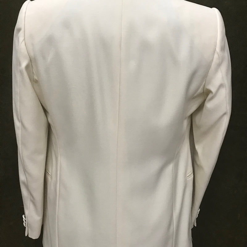Dinner Jacket Spitzkragen in creme Gr.46