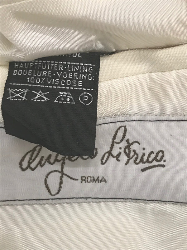 Dinner Jacket Spitzkragen in creme Gr.46