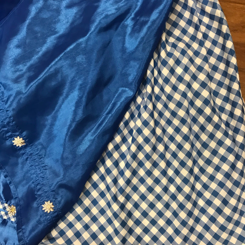 Dirndl Gr.38, blau kariert