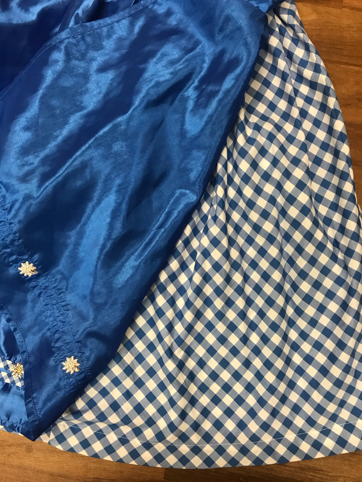 Dirndl Gr.38, blau kariert