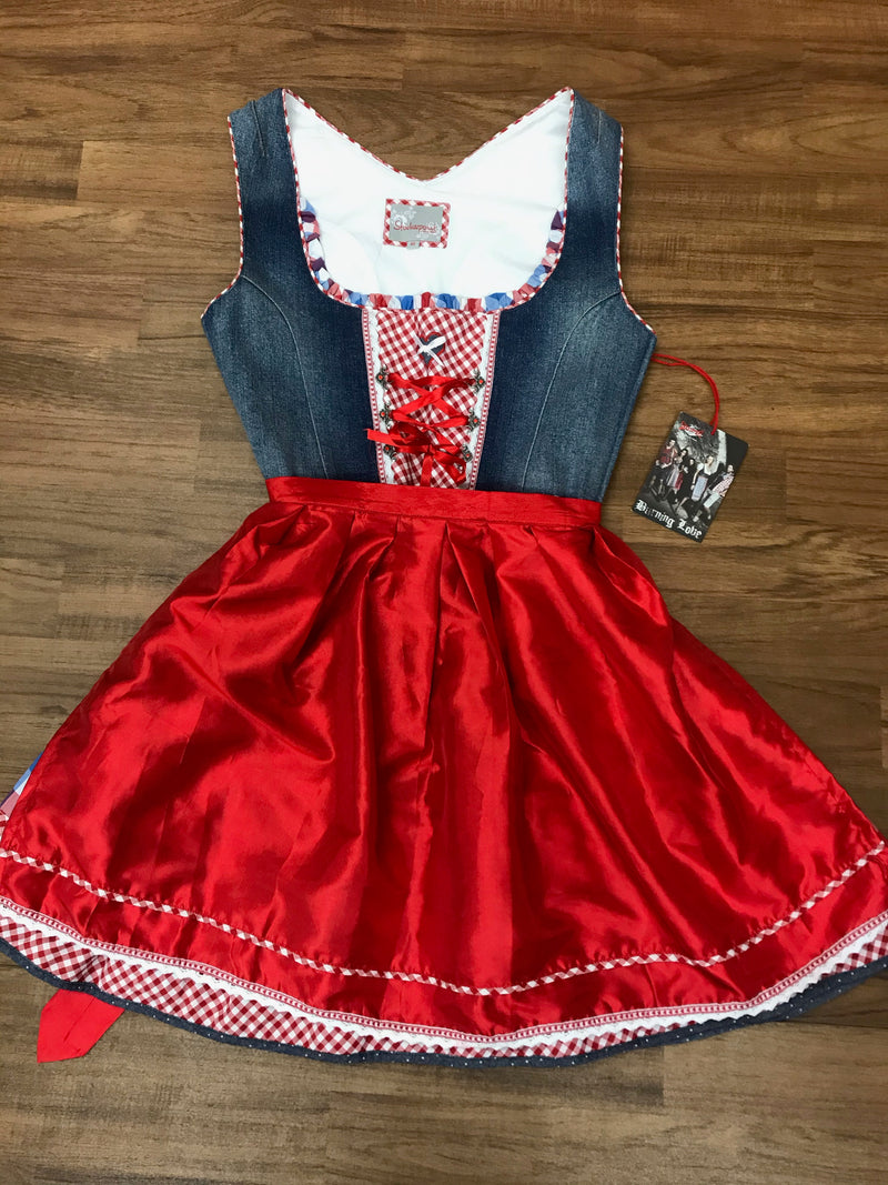 Dirndl Gr.40, Jeanslook