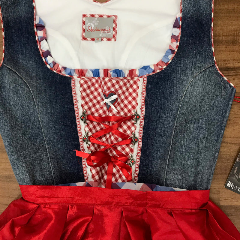 Dirndl Gr.40, Jeanslook