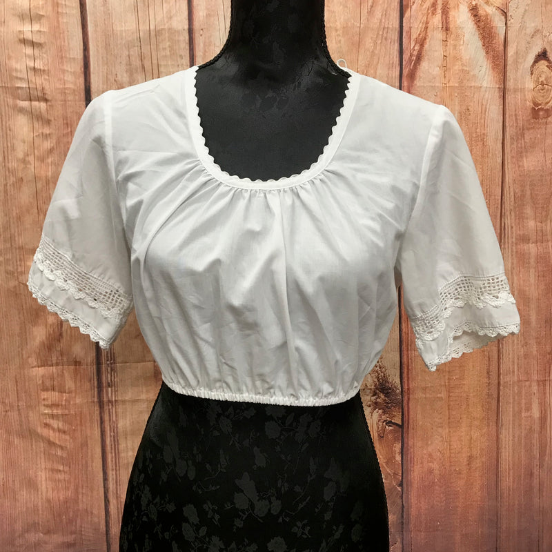 Vintage Dirndlbluse Gr.38, weiß